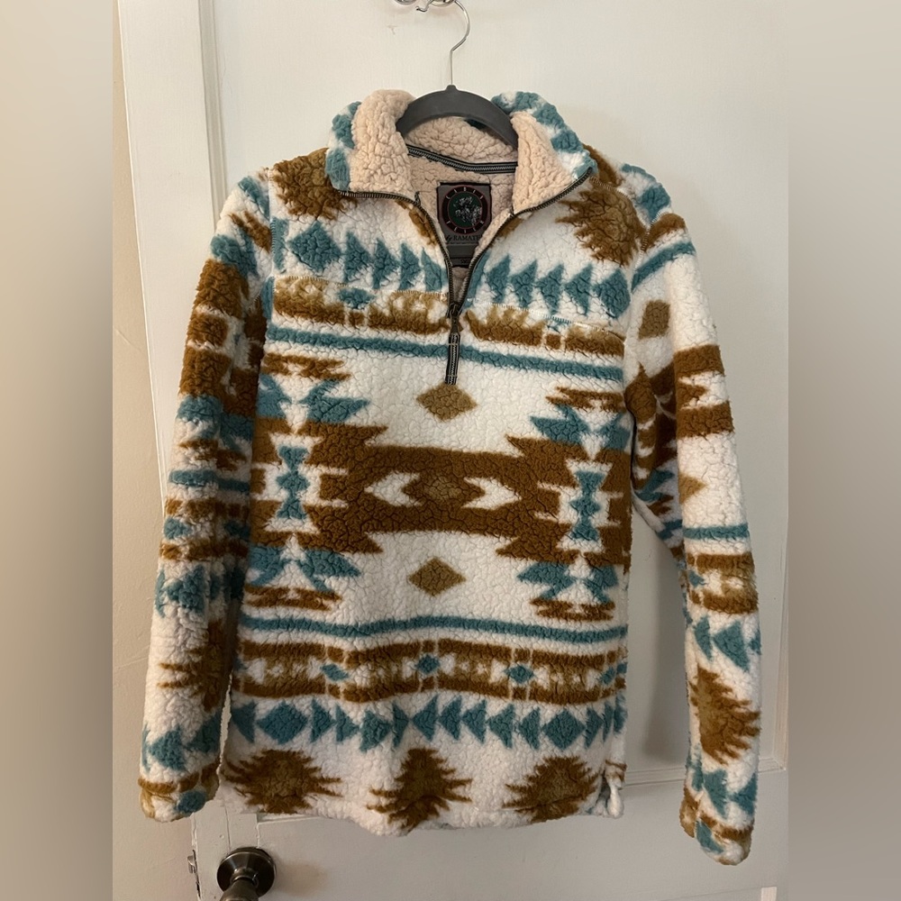 Aztec Sherpa pullover